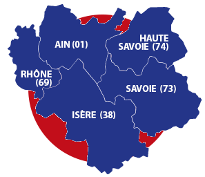 carte-bleu-blanc-rouge-départements-Ain-Savoie-Haute-Savoie-Rhône-Isère